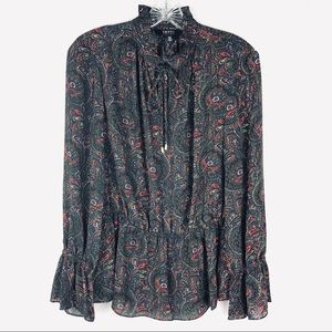 Izaac Mizrahi New York Peplum Top